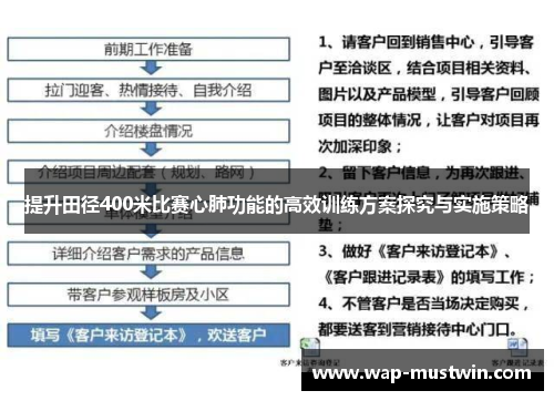 提升田径400米比赛心肺功能的高效训练方案探究与实施策略