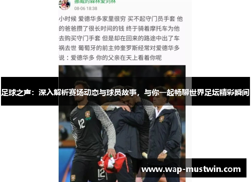 足球之声：深入解析赛场动态与球员故事，与你一起畅聊世界足坛精彩瞬间